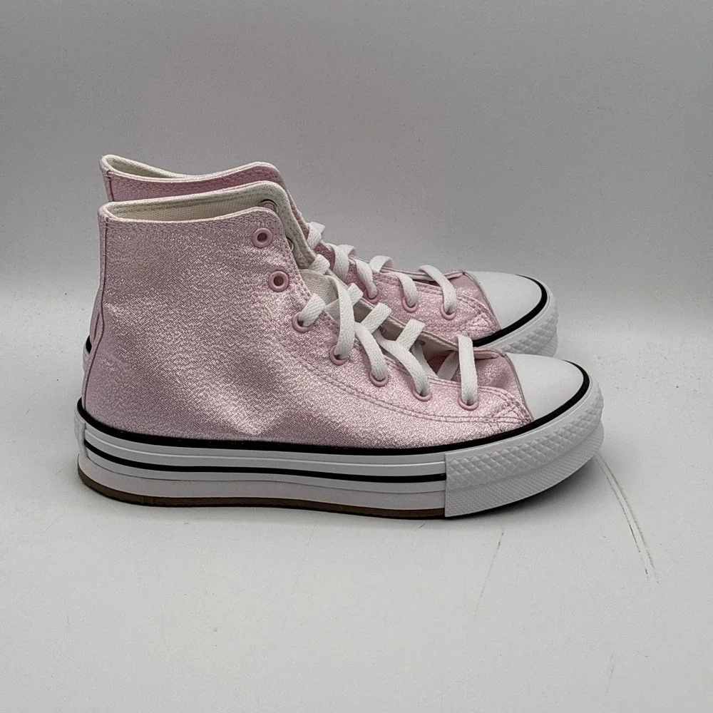 Converse CTAS EVA Lift Hi Shoes Kids Size 5 Pink White Platform A17127F
